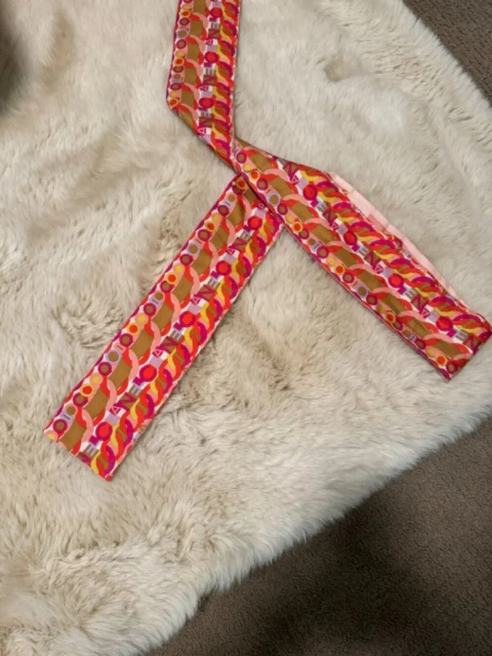 CHANEL hair scarf/purse scarf